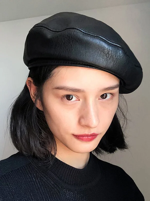 Solid Color Vintage Literary Beret