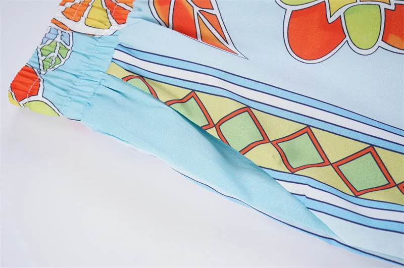 Casablanca 2023 new silk short-sleeved shirt