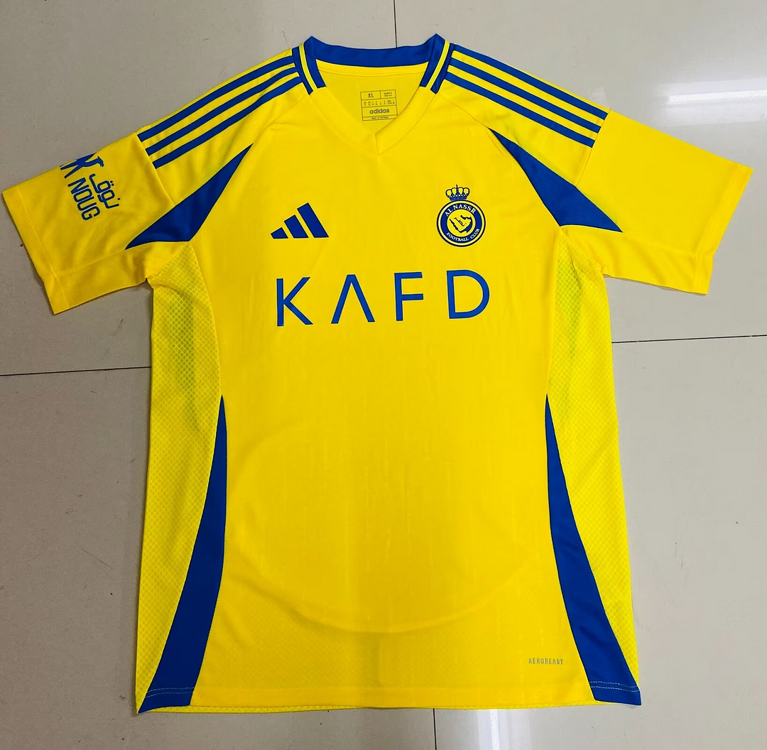 24/25 Al-Nassr Home Football Shirt Thai Quality 1:1