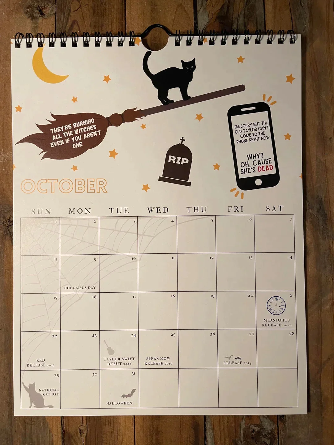 Ivyever 2024 TS Lyrics Calendar