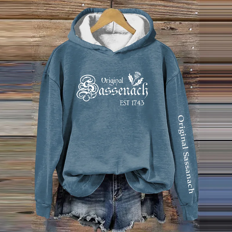 Vintage Scottish Original Sassanach Est 1743 Prine Hoodie