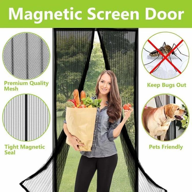 MAGIC DOOR MAGNETIC MESH CURTAIN