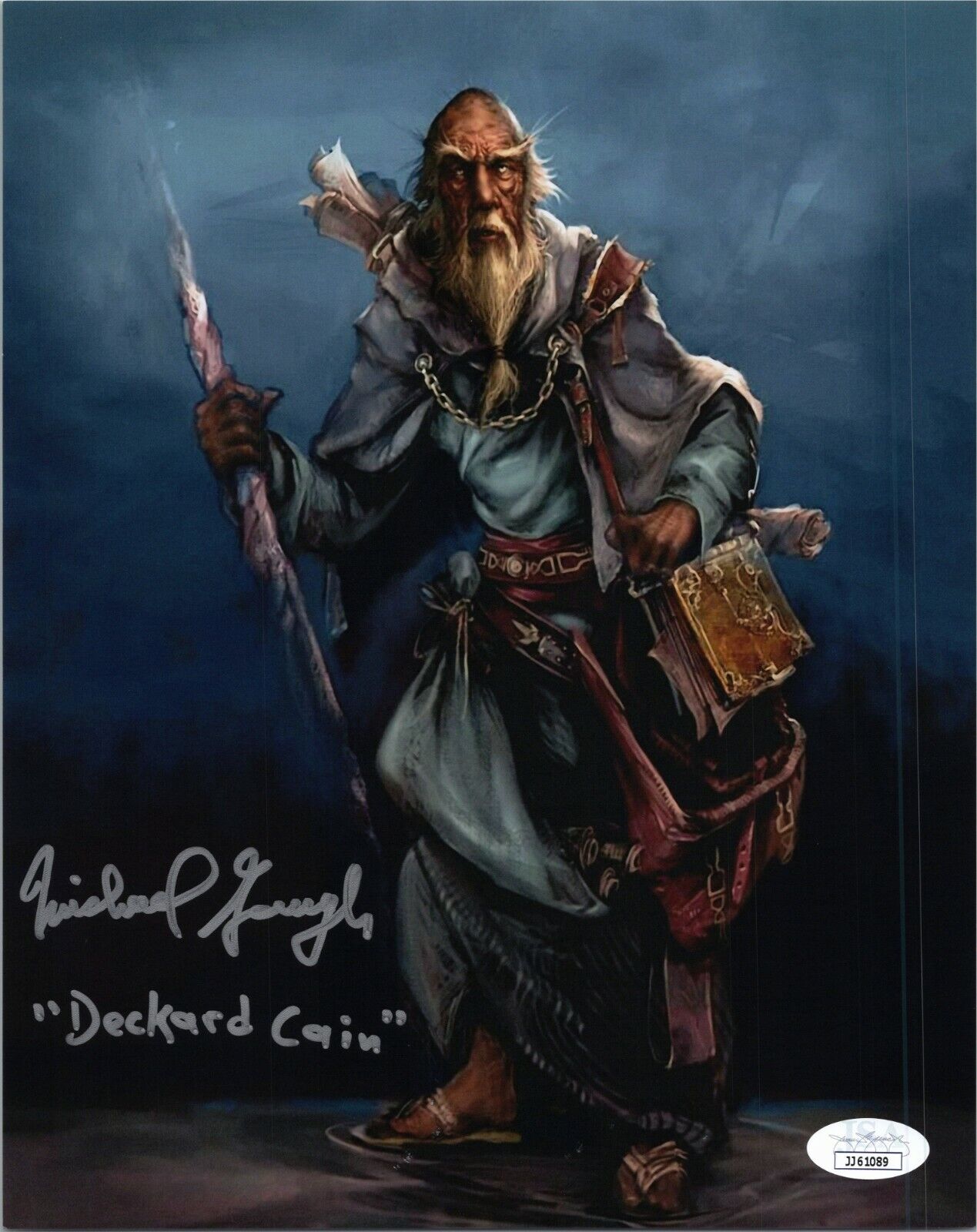 MICHAEL GOUGH Authentic Hand-Signed DIABLO - Deckard Cain