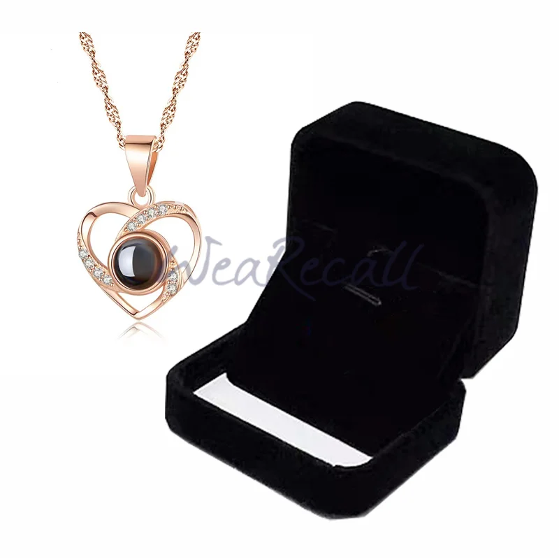 New Projector Picture Custom Personalized Photo Necklace Best Mother's Day Gift  wetirmss