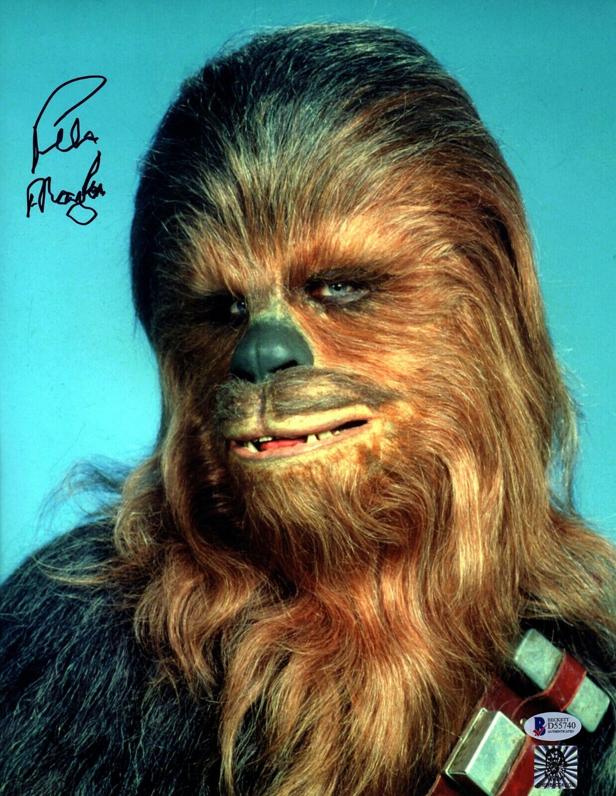 PETER MAYHEW Signed STAR WARS Chewbacca