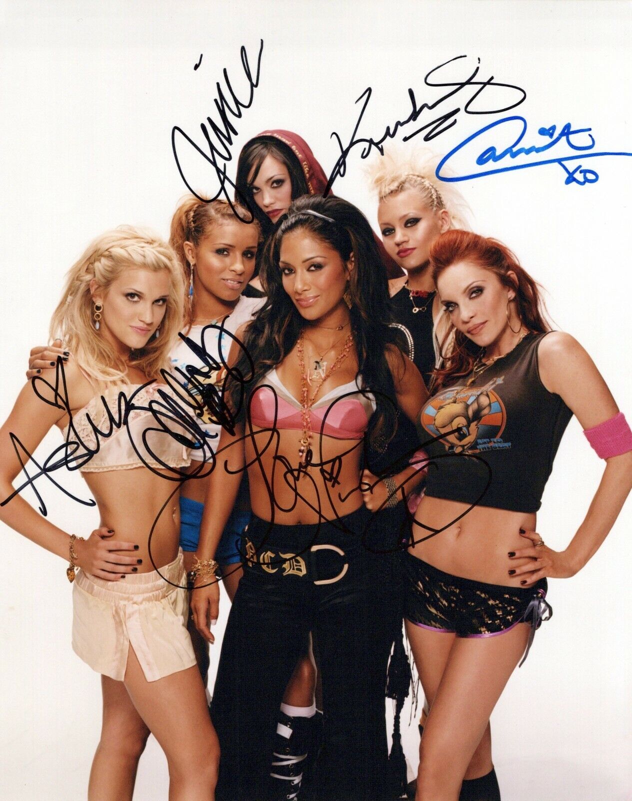 The Pussycat Dolls autographed Photo Poster painting signed 8x10 #4 early autos entire group