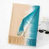 Gradient Colors Autumn Winter Women's Shawl Scarf