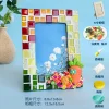 DIY Glass Mosaic Tiles Crafts Kits Handmade Phote Frame Home Decor Gifts