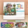 2026 DIY Calendar Diamond Painting Calendar Kit Diamond Art Paper Desk Calendar Kit