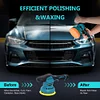 Cordless Car Buffer Polisher with 8 Variable Speed 2500-5000 RPM Car Polisher
