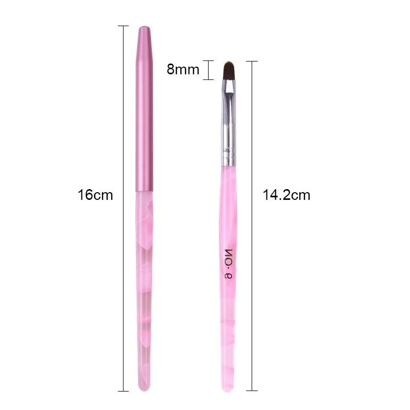 1Pc Nail Art Brushes For Manicure UV Gel Brush Pen Extensions Acrylic Nail Art Painting Drawing Carving Pen Phototherapy Brush-Nail Inspo
