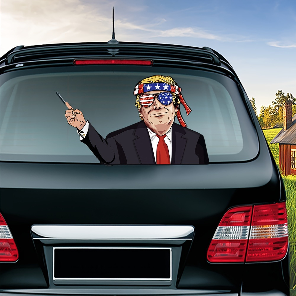 Car Rear Windshield Wiper Stickers