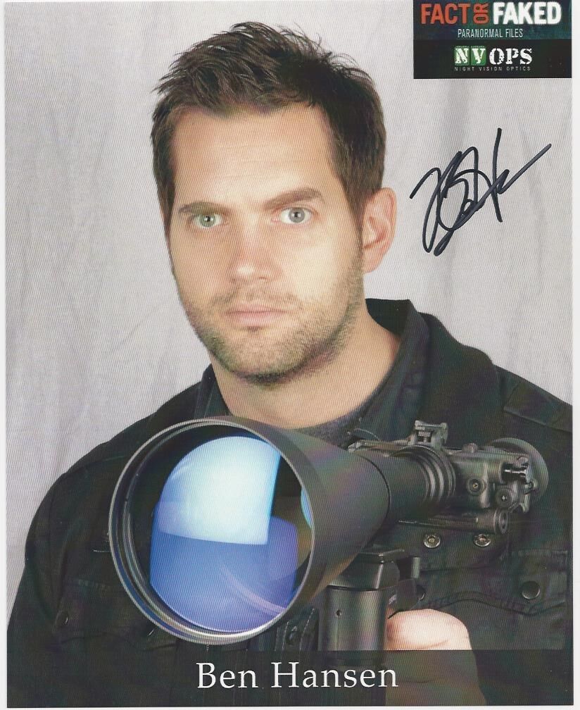 Ben Hansen - Fact or Faked signed Photo Poster painting