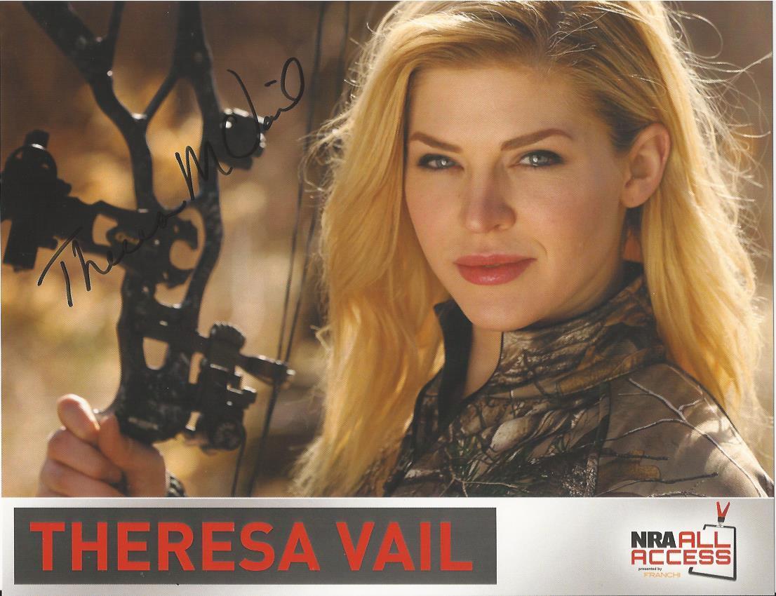 Theresa Vail - NRA All Access signed Photo Poster painting