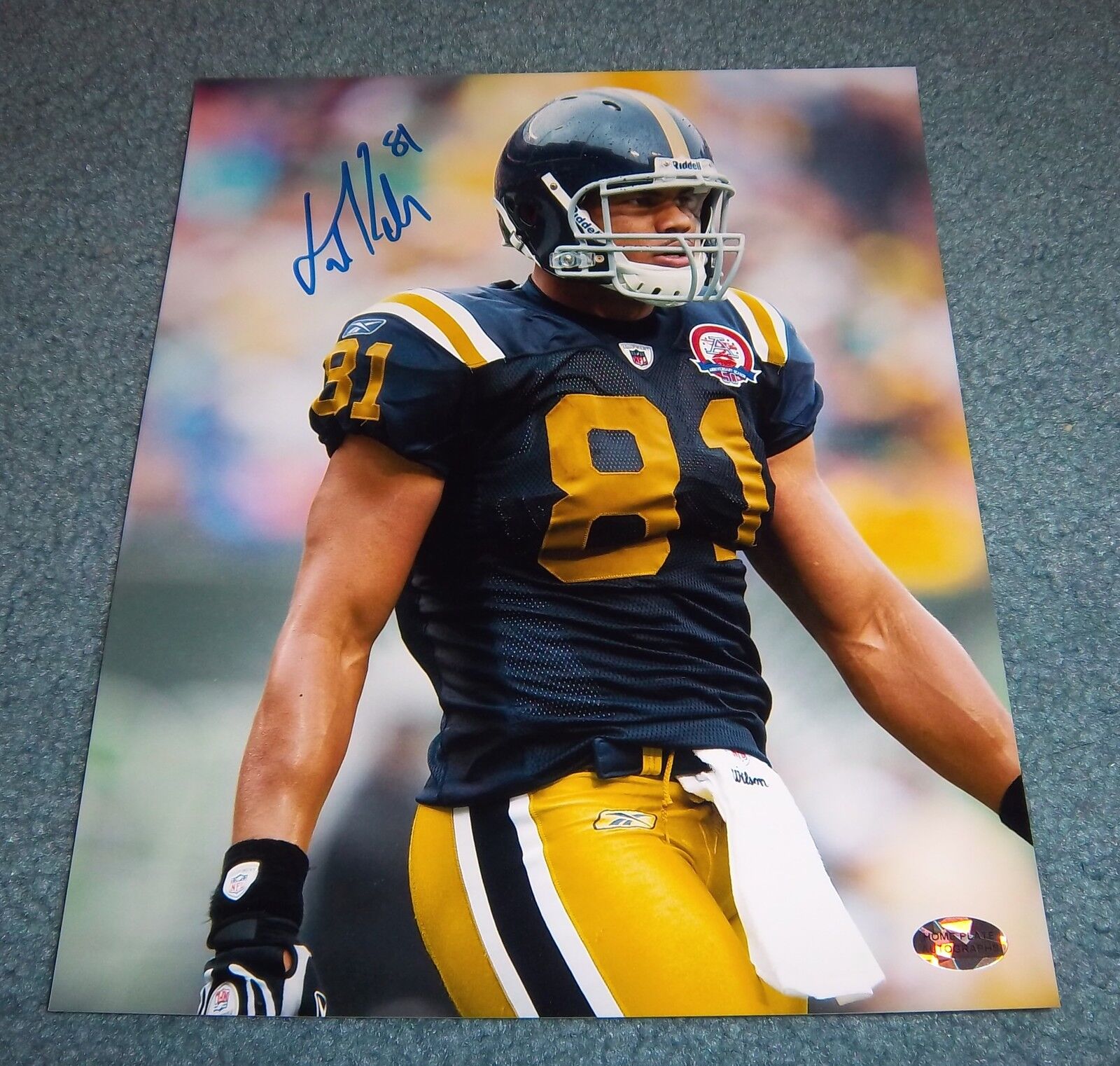 NY Jets Dustin Keller Signed Autographed 8x10 Photo Poster painting Miami Dolphins Purdue B