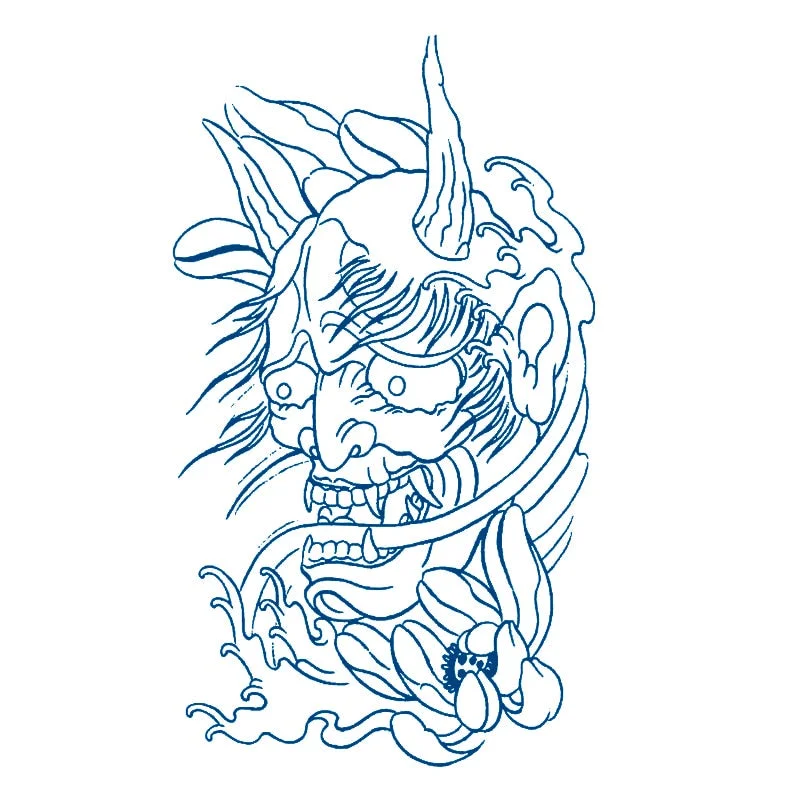 GHHF51-200 herbal juice tattoo stickers semi-permanent lasting men and women tattoo waterproof sweat plant juice tattoo stickers