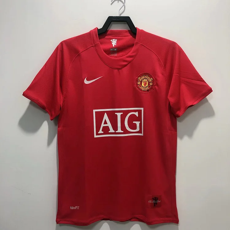 2007-08 Manchester United Home Retro Shirt - League Edition