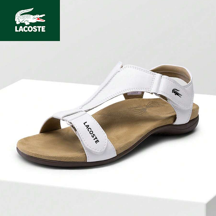Nowe skórzane sandały damskie Lacoste