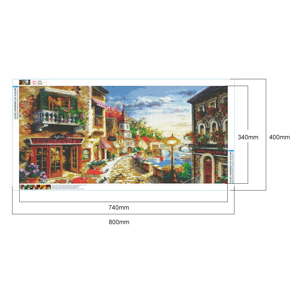 Streetscape(80*40cm)