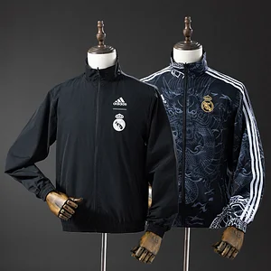 2026 Real Madrid Double-Sided Jacket Windbreaker 1:1 Thai Quality