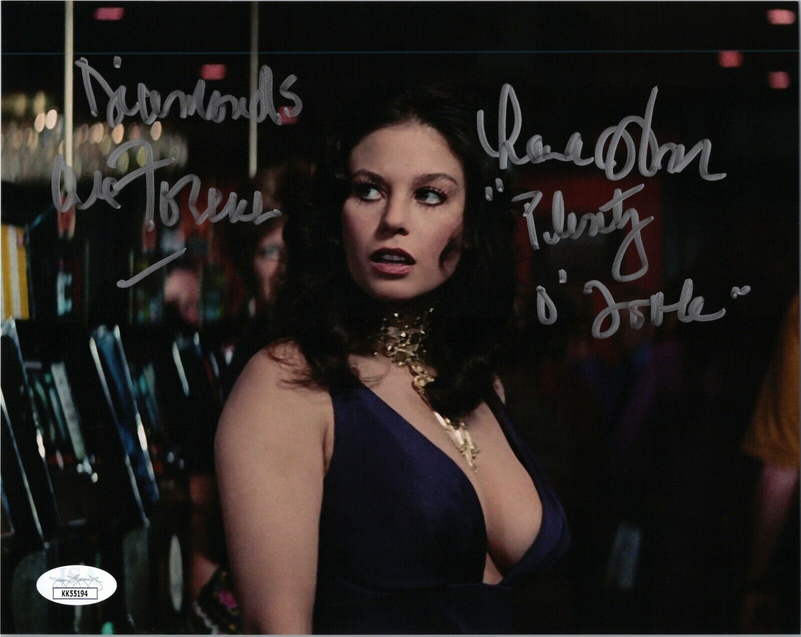 LANA WOOD Authentic Signed JAMES BOND ~Diamonds Are Forever