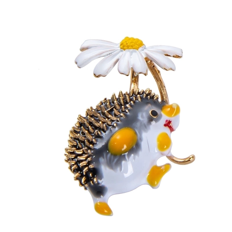 Fashion Pin Hedgehog Alloy Enamel Women’S Brooches