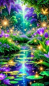 Luxury AB Velvet Diamond Painting Kit - Landscape