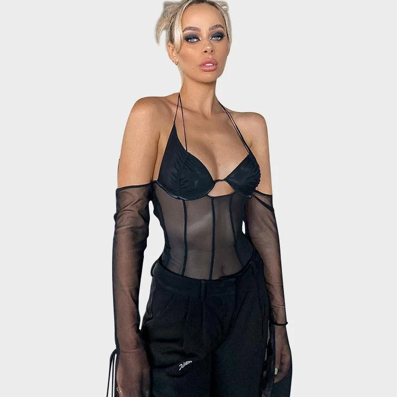 Lava Girl Halter Corset Top