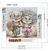 Diamond Painting-DIY Full Round Drill Old Couple