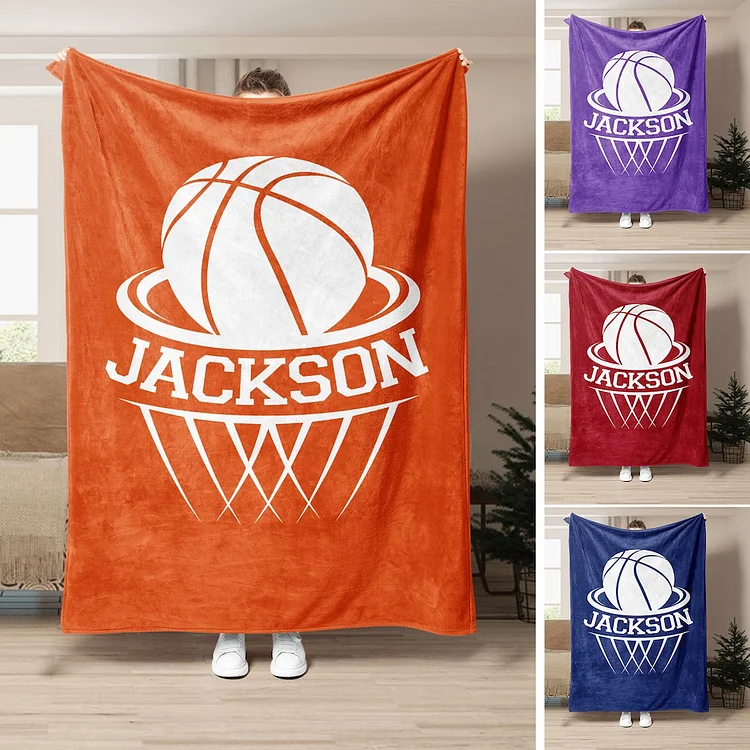 Personalized Basketball Blanket|BKKid311