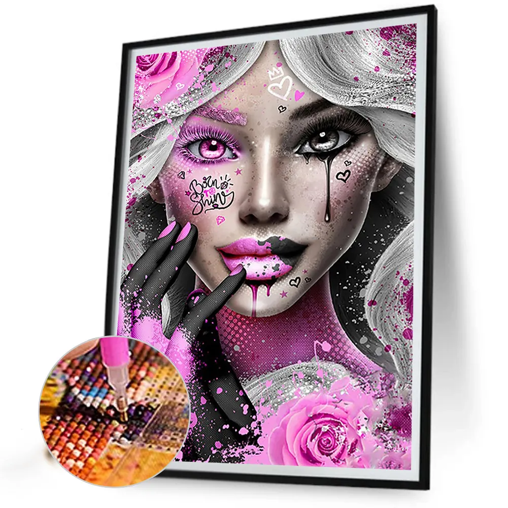 Full Round Diamond Painting 40*50cm - Girl
