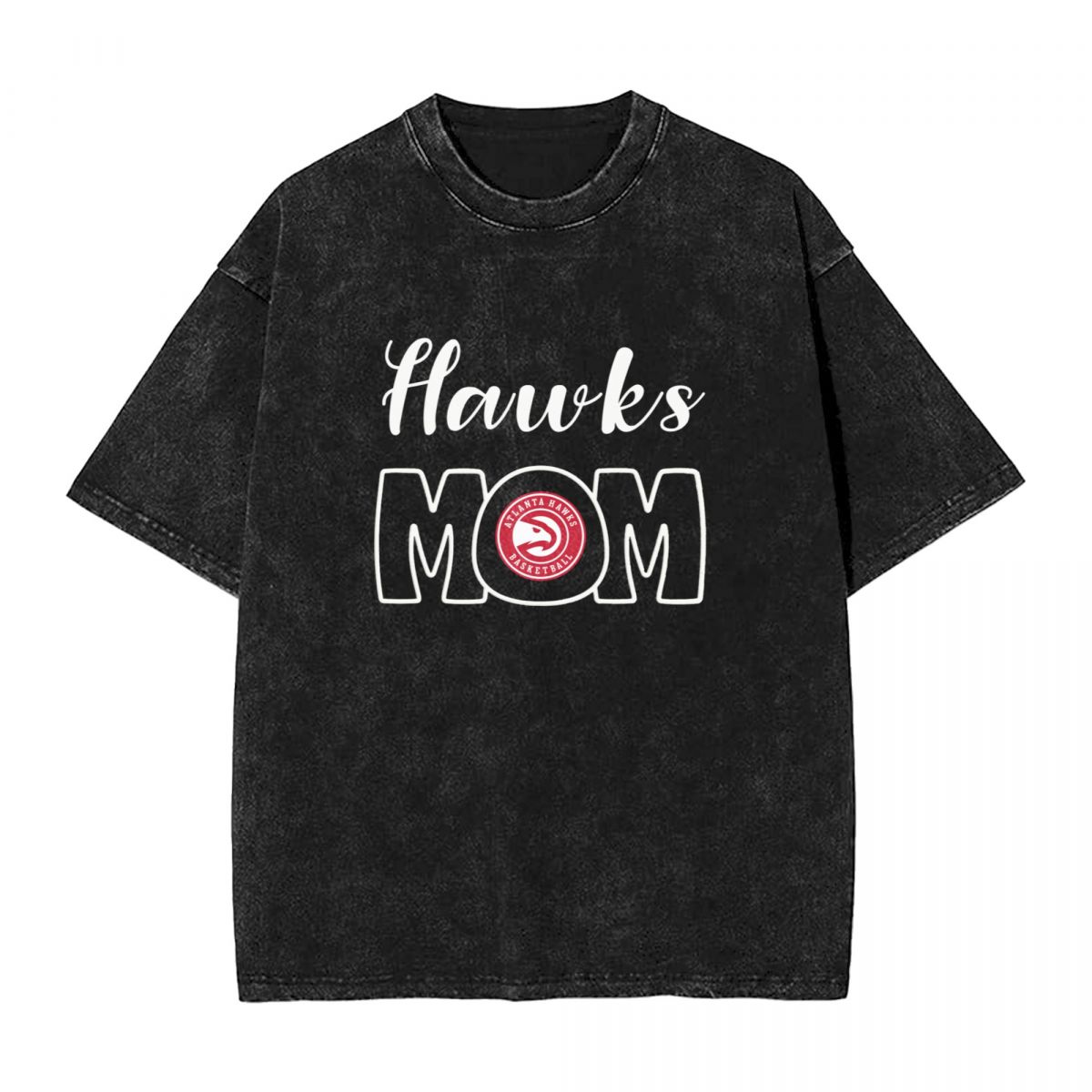 Atlanta Hawks Mom Men's Oversized Streetwear Tee Shirts