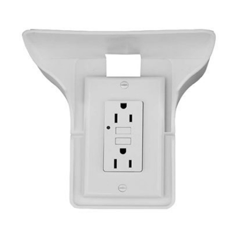 

Wall Single Outlet Shelf Vertical Wall Shelf Organizer with Cord Channel, 501 Original