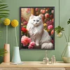 Chat Noble-Complète Rond Diamant Peinture-40X50CM