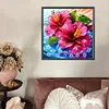 Hibiscus-Crystal Rhinestone Diamond Painting