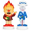Glowing Snow Miser Figure Classic Unique Look for Outdoor Lawn Porch Decor