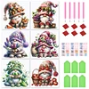 6Pcs/set Diamond Painting-5D Full Round Drill Vegetable Goblin(30*30 CM)
