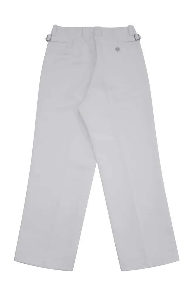   Luftwaffe German White Officer Gabardine Straight Trousers German-Uniform
