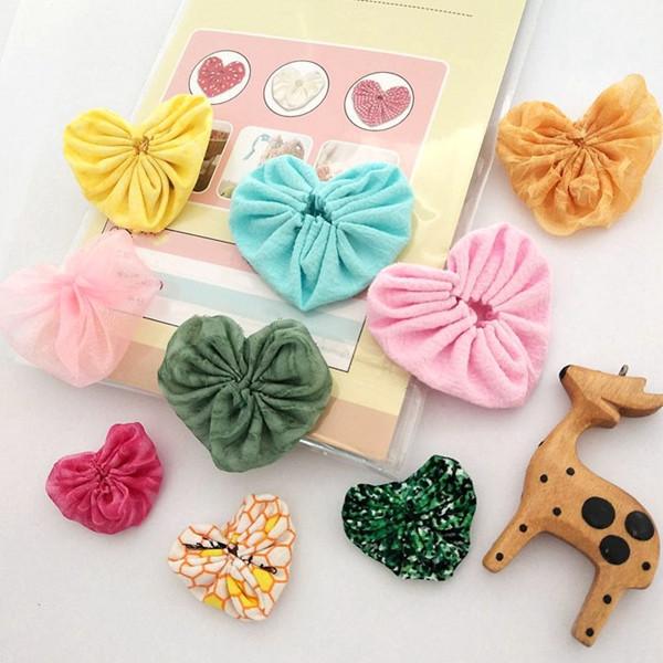 Fabric Craft Flower Making Template