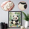 Diamond Painting-DIY Special Shaped Drill Pearl Painting Panda(30x40cm)