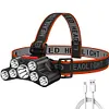 7LED Flashlight USB Rechargeable 4 Modes Outdoor Camping Cycling Head Light
