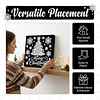 uk.everydayedeals DIY Pearl Painting With Frame - Handmade Self-Adhesive Pearls - Christmas Tree(25*25cm)