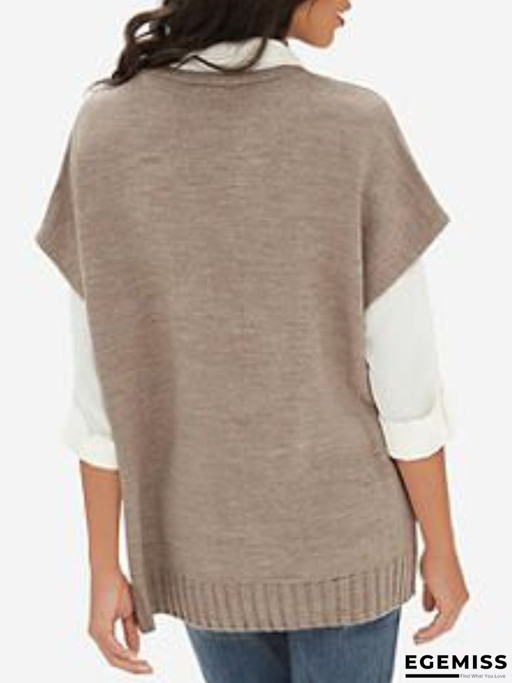 Casual Knitted Fall Shift Sweater | EGEMISS