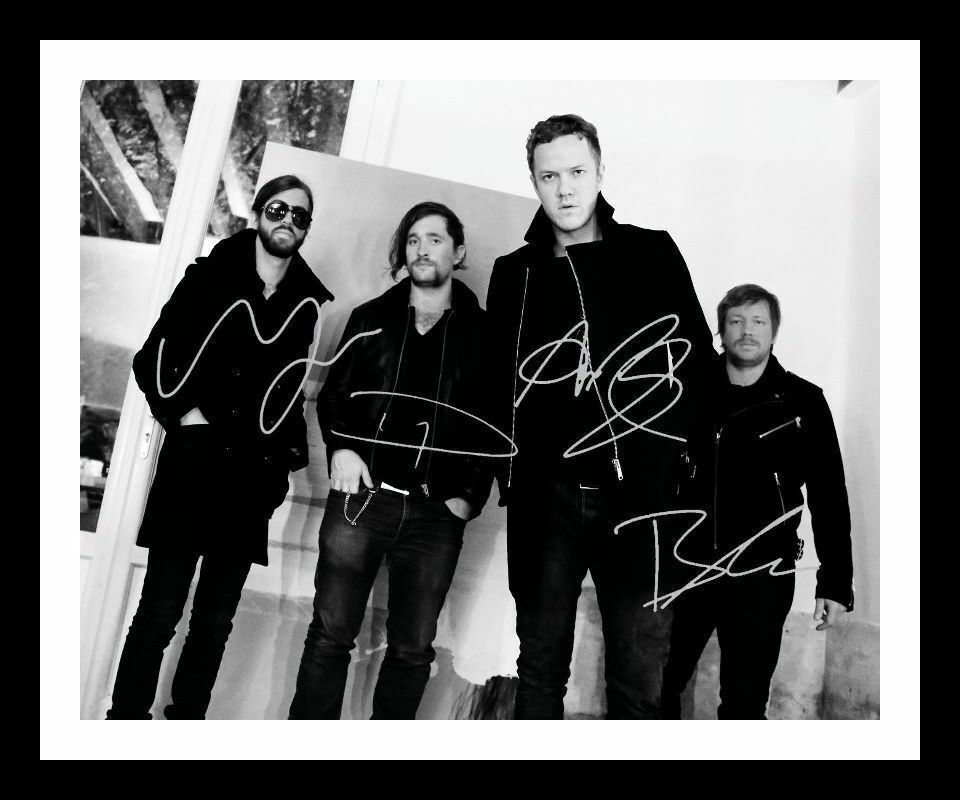 Imagine Dragons Autograph Signed & Framed Photo Poster painting 1