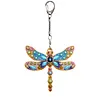1PC, porte-cl&eacute;s DIY 3D en diamant avec boucle homard, porte-cl&eacute;s double face en diamant avec cha&icirc;ne &agrave; ressorts, mosa&iuml;que de diamants en cristal &agrave; ressorts, cadeau unique fait main