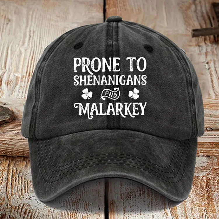 Comstylish Prone To Shenanigans And Malarkey St. Patrick's Day Sun Hat