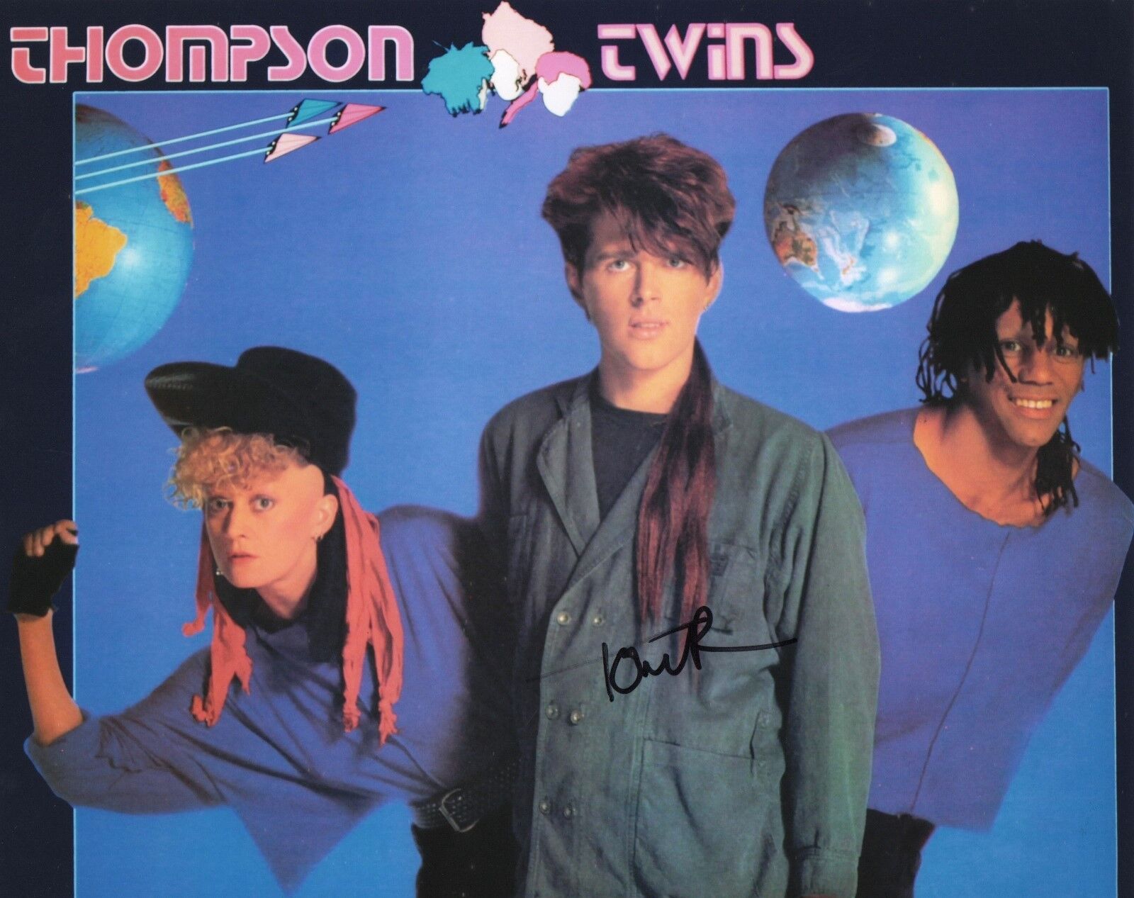 Tom Bailey of Thompson Twins REAL hand SIGNED Photo Poster painting #4 COA Autographed