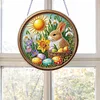 Easter 2D Flat DIY Hanging Diamond Art Ornament Home Window Pendant (Bunny)
