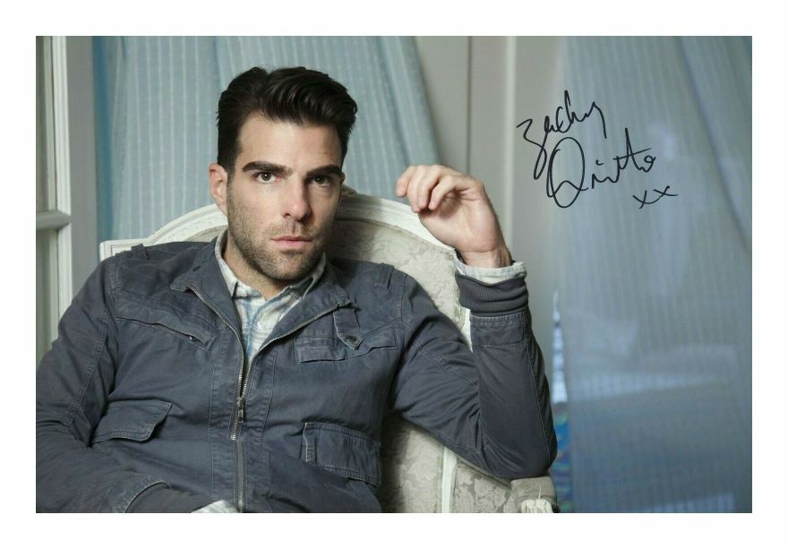 ZACHARY QUINTO AUTOGRAPH SIGNED PP Photo Poster painting POSTER