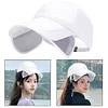 Sun Visor Hat Retractable Brim Mesh Baseball Cap Fishing Hat for Men and Women